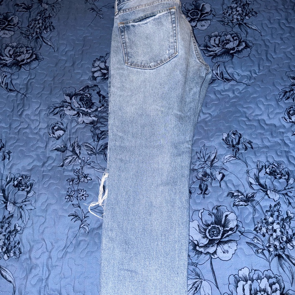 GRLFRND Distressed Light Blue Jeans - Picture 8 of 8